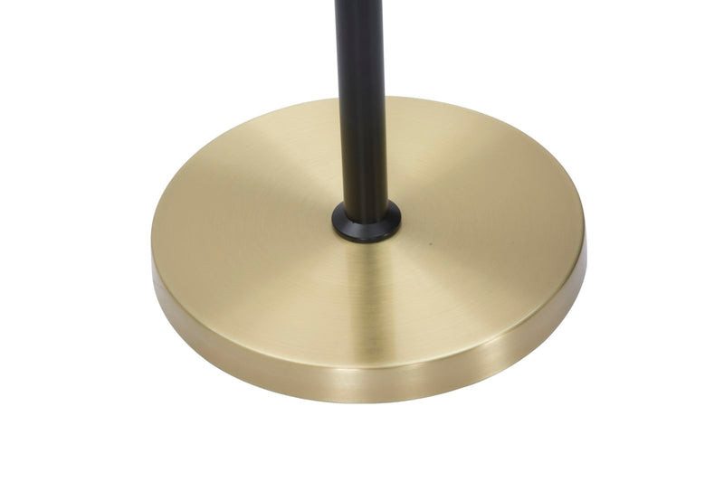Lampadar Mauro Ferretti Glamy Dark  Ø 30X160 cm, Auriu/Alb/Negru