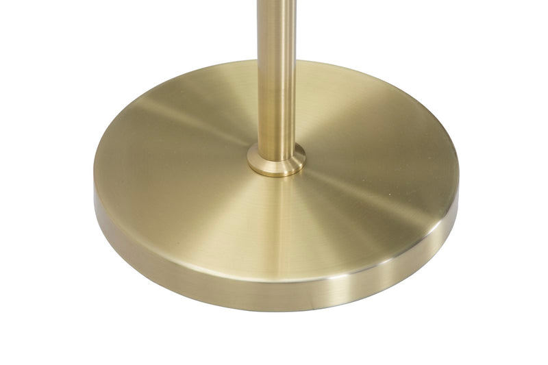 Lampadar Mauro Ferretti  Oval Glamy  51X24X180 cm, Auriu/Alb