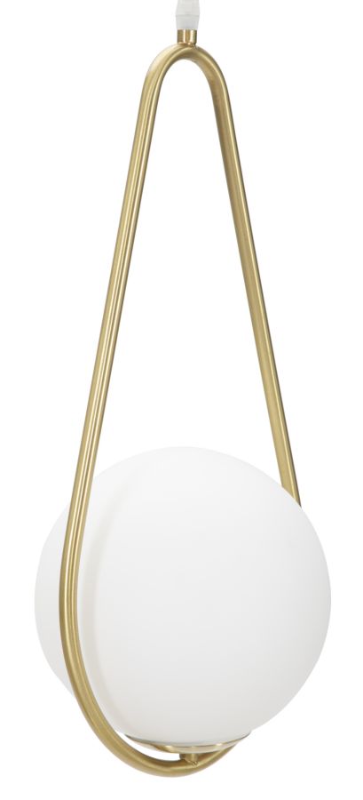 Lustra Mauro Ferretti Glamy Drop  24X20X46 cm, Auriu/Alb