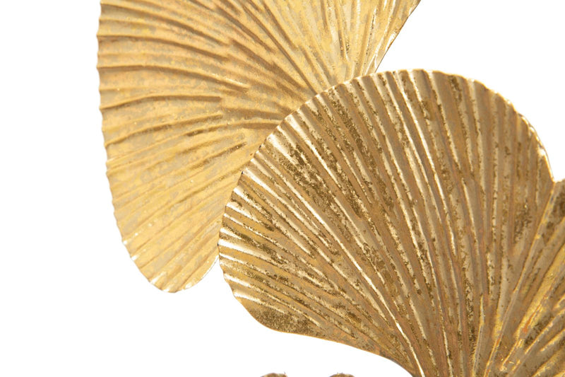 Decoratiune Mauro Ferretti Foglie  24,5X10,5X40,5  cm, Auriu