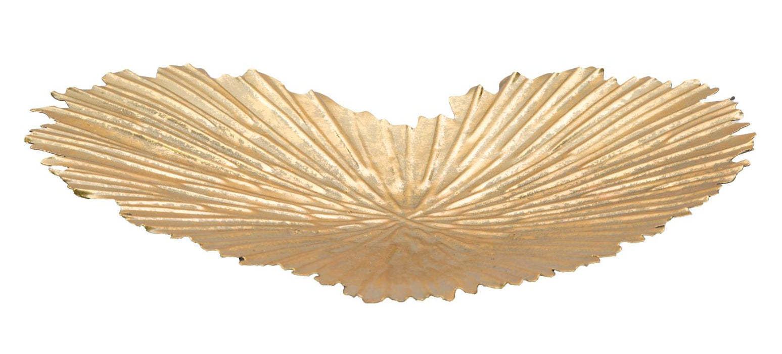 Platou decorativ Mauro Ferretti Tray Heart  29X5X25  cm, Auriu