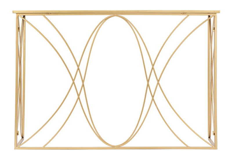 Consola Mauro Ferretti Exy  120X40X80  cm, Auriu/Argintiu