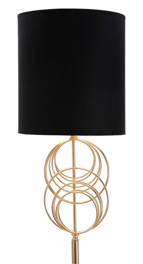 Lampadar Mauro Ferretti Circly  Ø 35X171 cm, Auriu/Negru