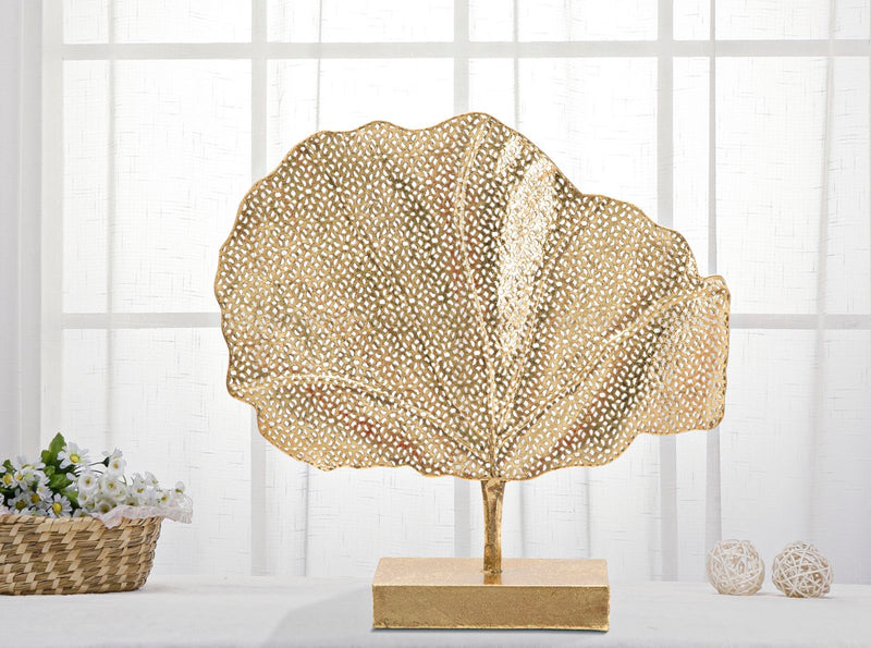 Decoratiune Mauro Ferretti Tree Glam  55X10X56 cm, Auriu