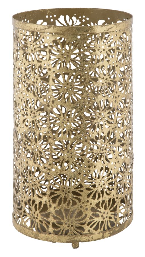 Suport Umbrele Mauro Ferretti Fiori Glam Ø  24X42 cm, Auriu