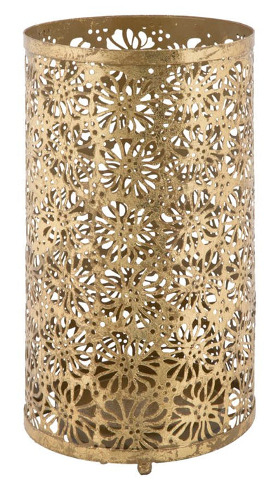 Suport Umbrele Mauro Ferretti Fiori Glam Ø  24X42 cm, Auriu