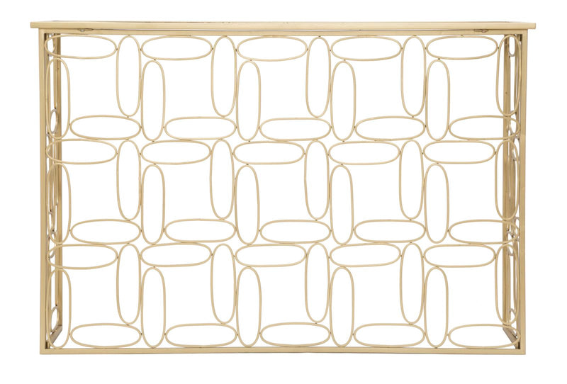 Consola Mauro Ferretti Bubbles  120X40X81 cm, Auriu/Argintiu