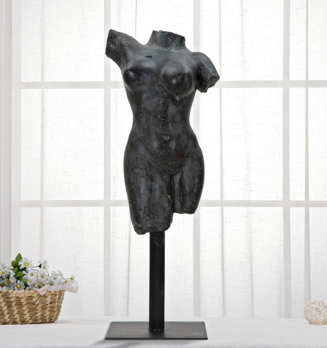 Statueta Mauro Ferretti Museum Woman  19X17X50 cm, Negru