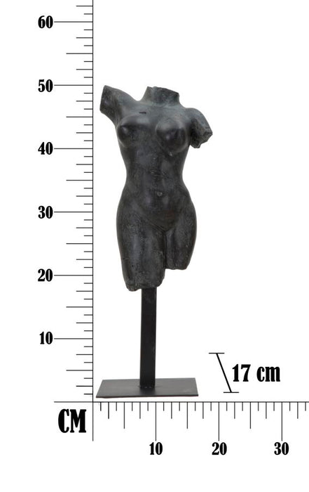 Statueta Mauro Ferretti Museum Woman  19X17X50 cm, Negru