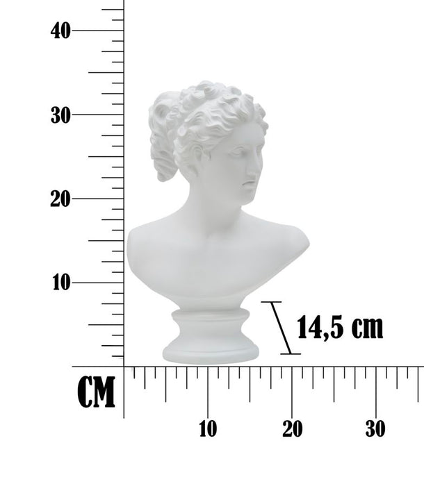 Statueta Mauro Ferretti Roman Woman  21,5X14,5X34 cm, Alb