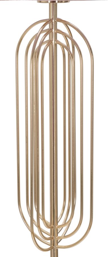 Lampadar Mauro Ferretti Ovy  Ø 40X168,5 cm, Auriu/Roz