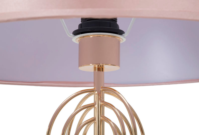 Lampadar Mauro Ferretti Ovy  Ø 40X168,5 cm, Auriu/Roz