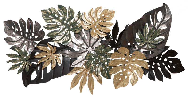Decoratiune de Perete Mauro Ferretti Antique Leaf  133X10X67 cm, Multicolor
