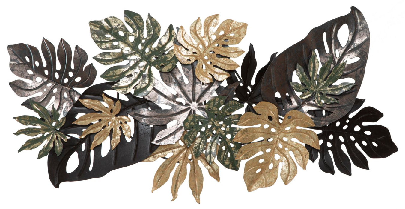 Decoratiune de Perete Mauro Ferretti Antique Leaf  133X10X67 cm, Multicolor