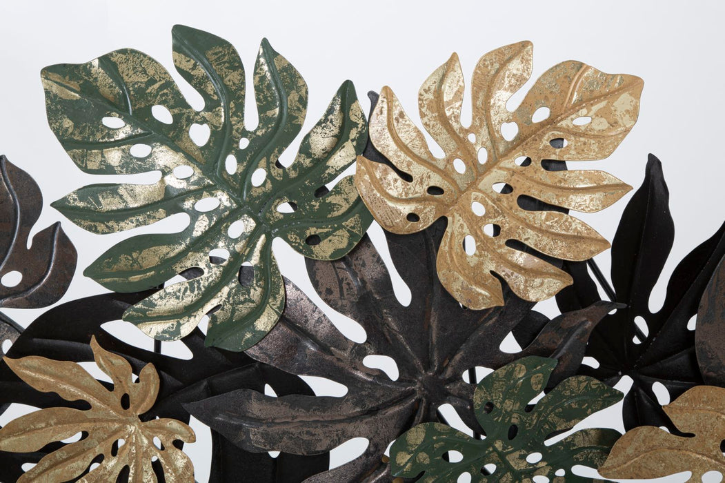 Decoratiune de Perete Mauro Ferretti Antique Leaf  133X10X67 cm, Multicolor