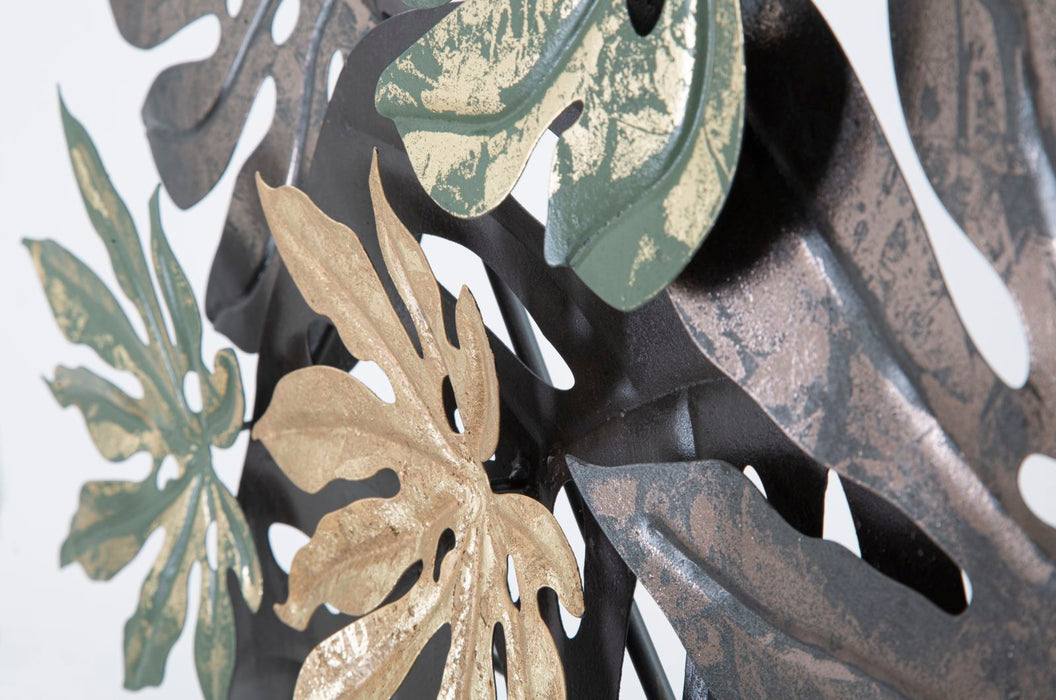 Decoratiune de Perete Mauro Ferretti Antique Leaf  133X10X67 cm, Multicolor