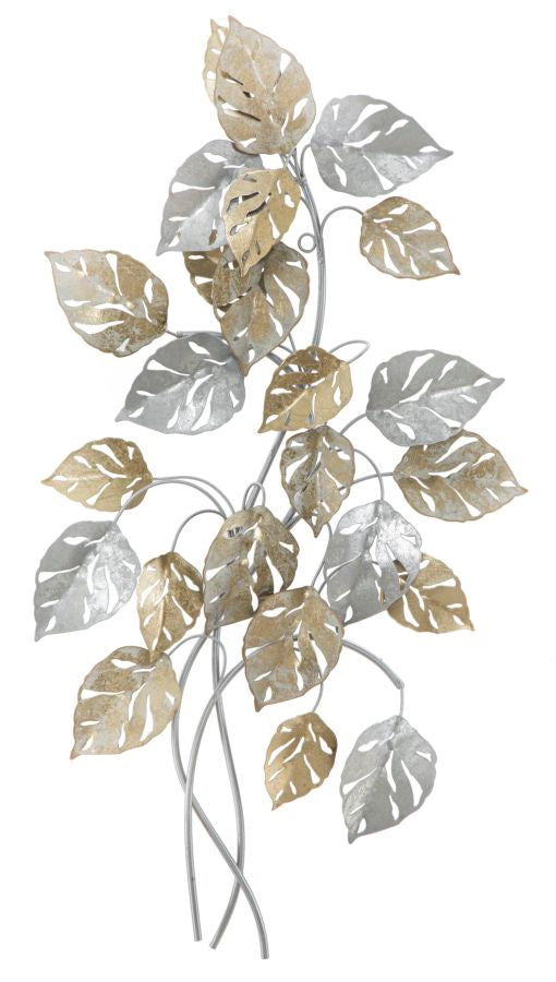 Decoratiune de Perete Mauro Ferretti Leaf  50X7,5X90,5 cm, Multicolor