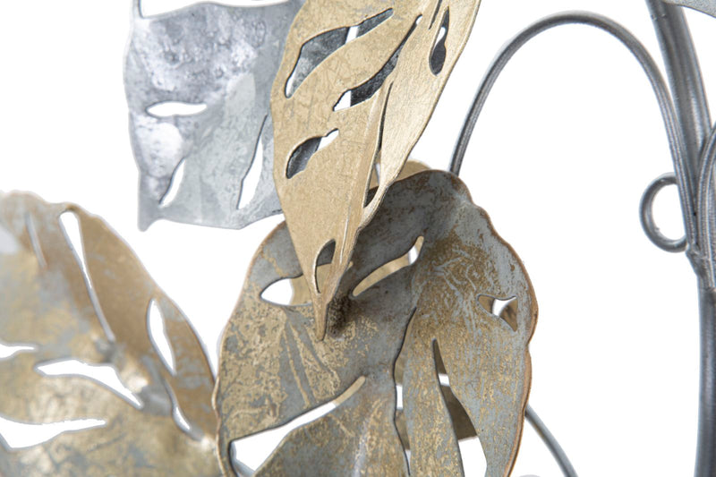 Decoratiune de Perete Mauro Ferretti Leaf  50X7,5X90,5 cm, Multicolor