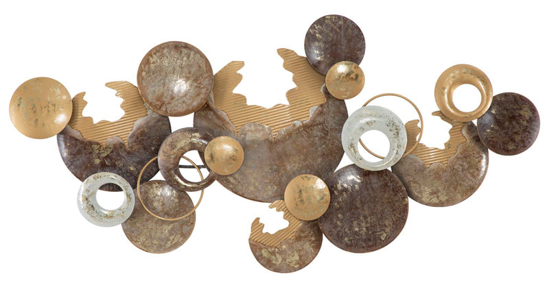 Decoratiune de Perete Mauro Ferretti Circle  135X7X69 cm, Multicolor