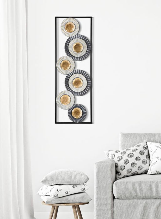 Decoratiune de Perete Mauro Ferretti Art A,  31X2X90 cm, Multicolor