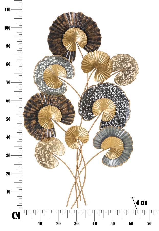 Decoratiune de Perete Mauro Ferretti Web C,  63,5X4X109,5 cm, Multicolor