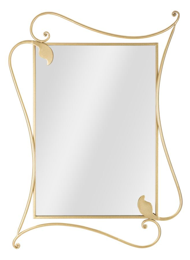 Oglinda decorativa Mauro Ferretti Petal 80X4X110 cm, Auriu