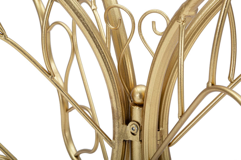 Consola Mauro Ferretti Butterfly  110X40X76 cm, Auriu