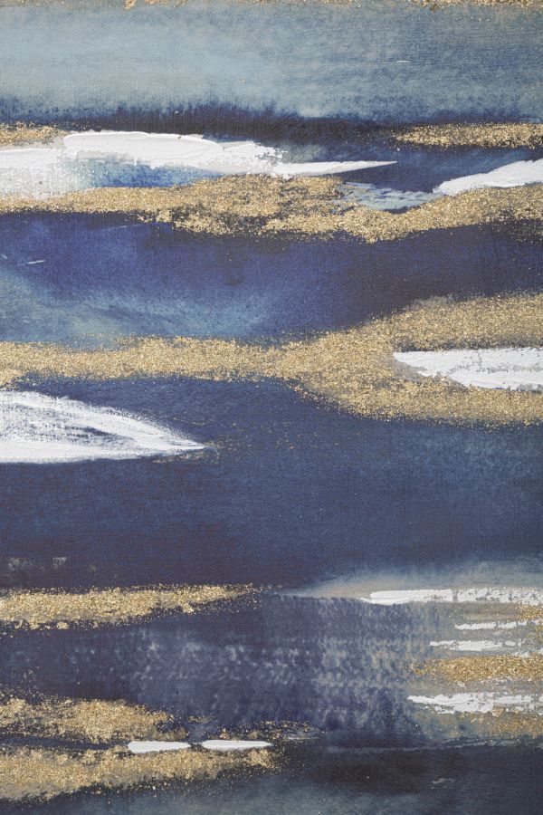 Tablou Mauro Ferretti Dark Blue  60X2,7X80 cm, Multicolor