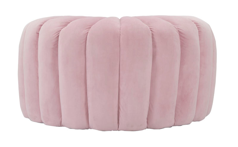 Puff Mauro Ferretti Hell Rosa  80X54X42 cm, Roz