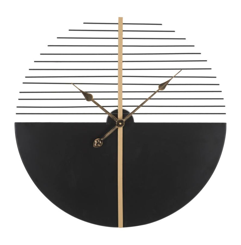 Ceas decorativ de Perete Mauro Ferretti Glam Stick  Ø 60X4,5 cm, Negru/ Auriu