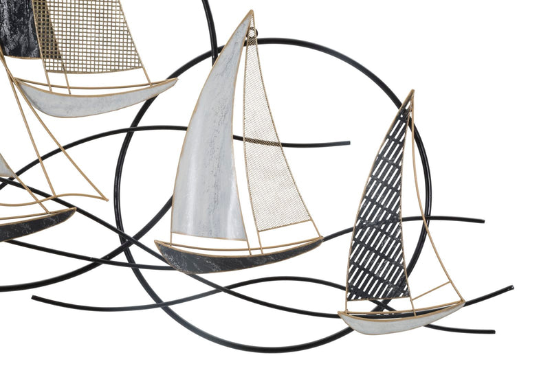 Decoratiune de Perete Mauro Ferretti Vela  123X7X100 cm, Multicolor