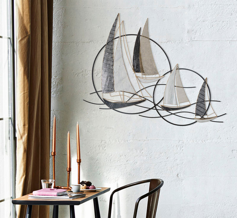 Decoratiune de Perete Mauro Ferretti Vela  123X7X100 cm, Multicolor