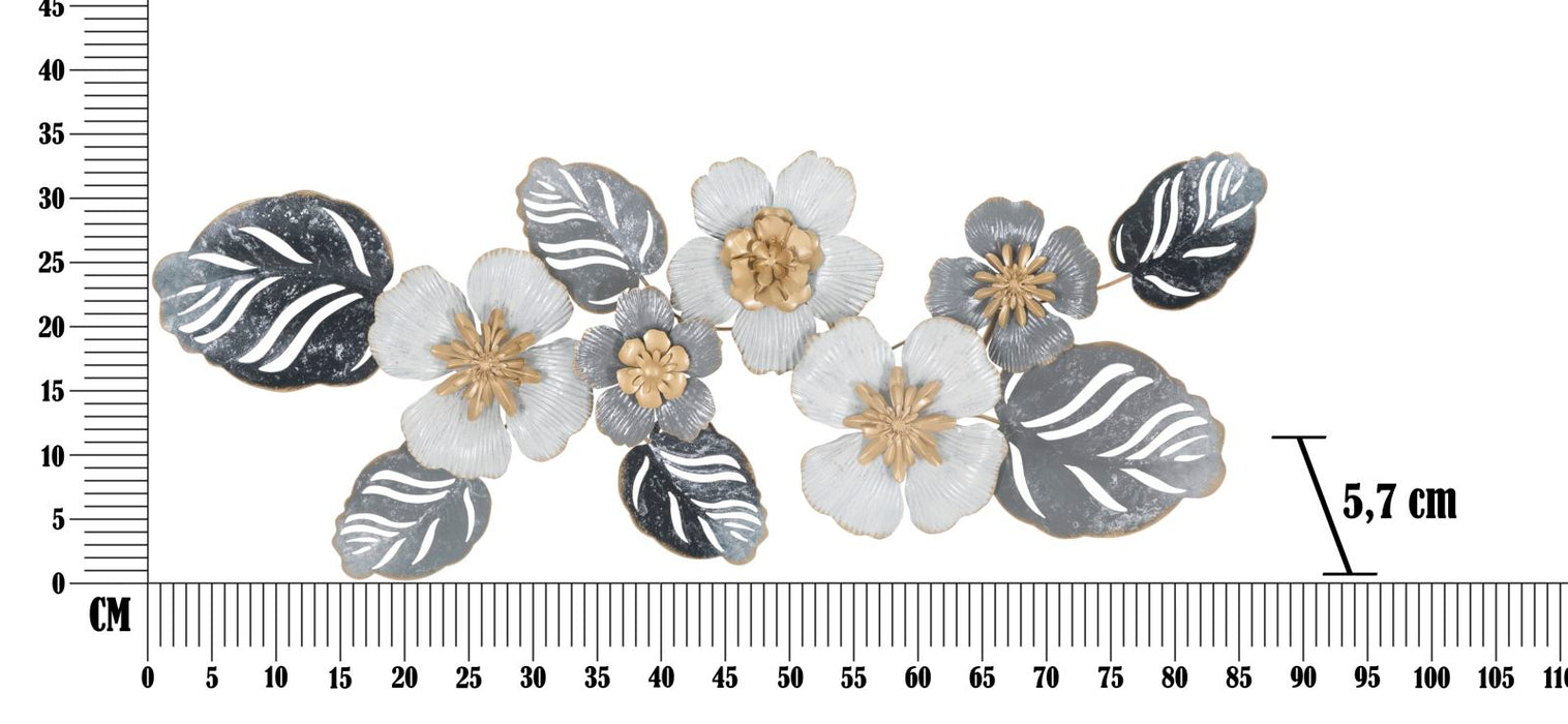 Decoratiune de Perete Mauro Ferretti Flot A,  87,6X5,7X33,7 cm, Multicolor