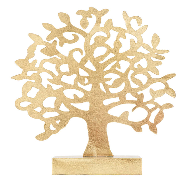 Decoratiune Mauro Ferretti Albero Gold  31X8,5X31,5 cm, Auriu