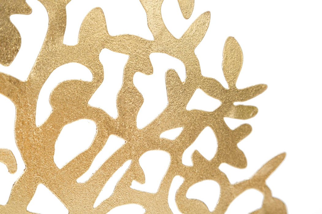 Decoratiune Mauro Ferretti Albero Gold  31X8,5X31,5 cm, Auriu