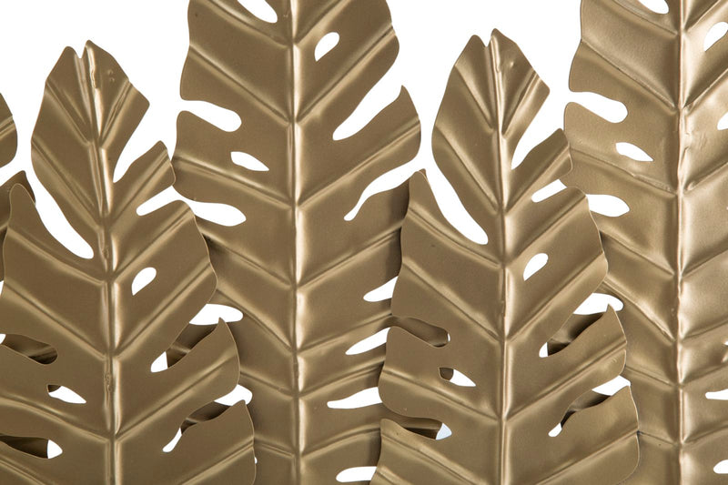 Decoratiune Mauro Ferretti Long Leaf  47X10X57,5 cm, Auriu
