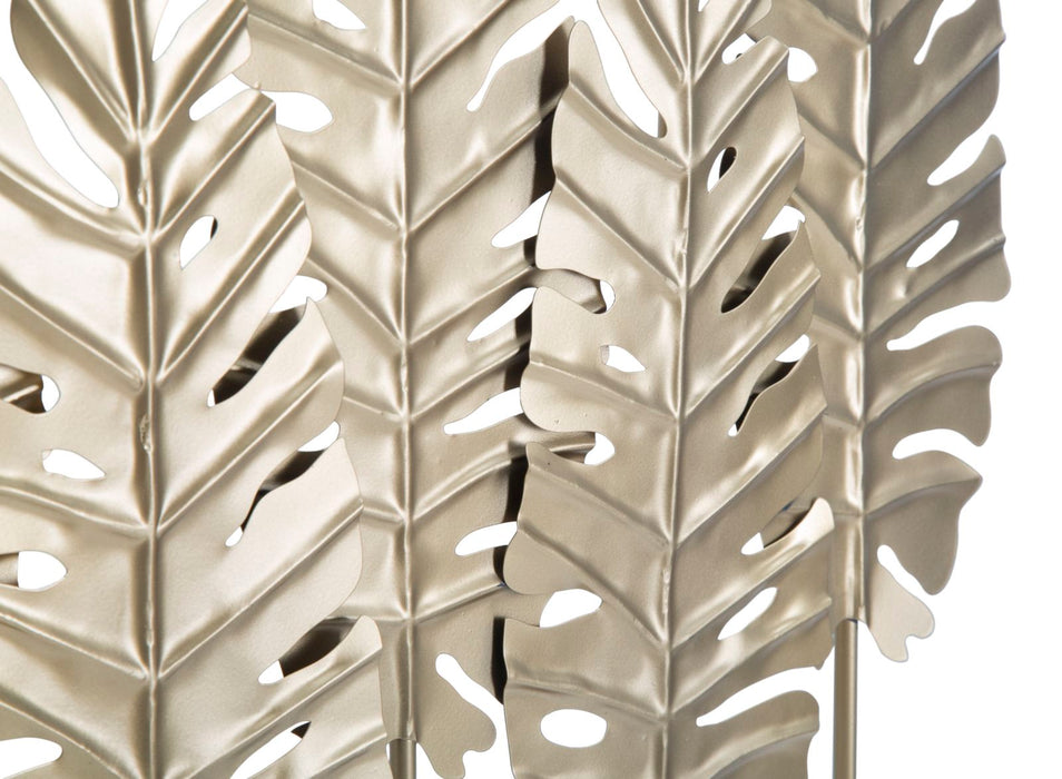 Decoratiune Mauro Ferretti Long Leaf  47X10X57,5 cm, Auriu