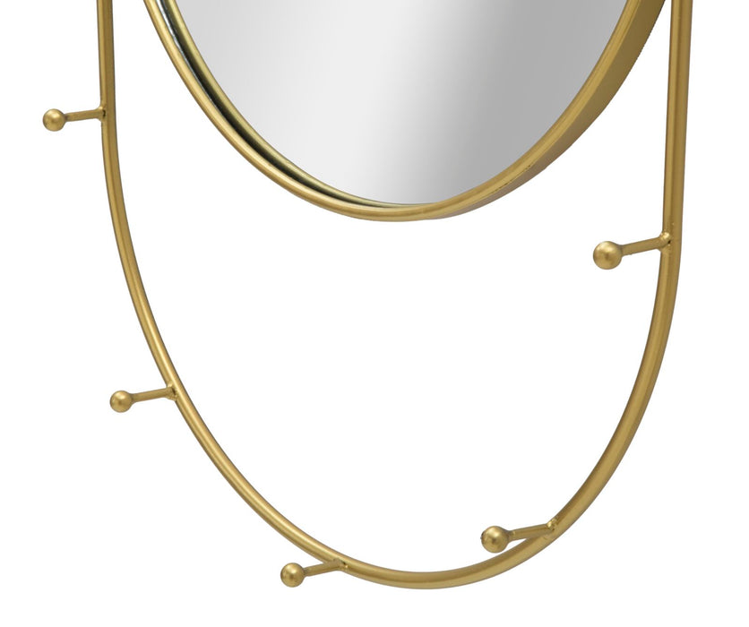 Oglinda decorativa Mauro Ferretti App/Abiti  40X5,5X79,5 cm, Auriu