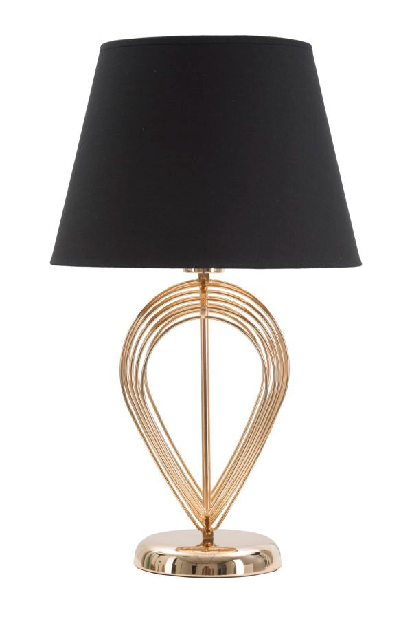 Veioza Mauro Ferretti Maxt  Ø 32,5X53,5 cm, Auriu/Negru
