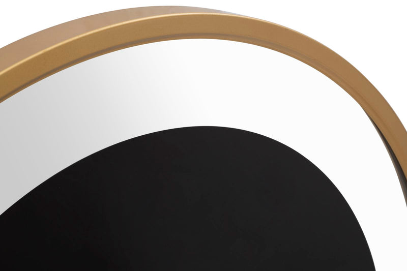 Ceas decorativ de Perete Mauro Ferretti  Fashion  Ø 60X5 cm, Auriu/Negru