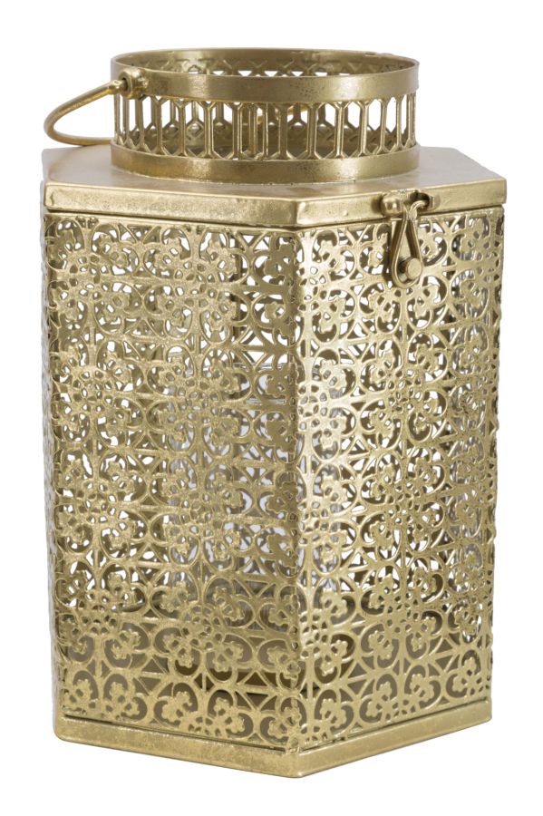 Suport Lumanare Mauro Ferretti Goldy  25X21X33 cm, Auriu