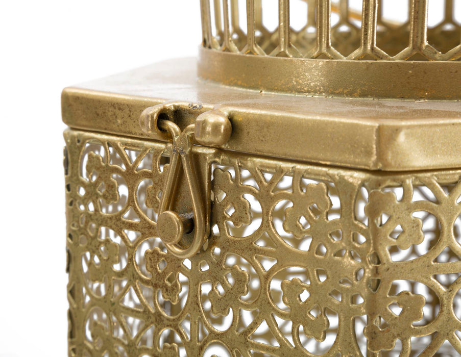 Suport Lumanare Mauro Ferretti Goldy  25X21X33 cm, Auriu