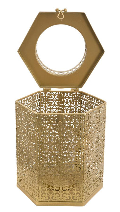 Suport Lumanare Mauro Ferretti Goldy  25X21X33 cm, Auriu