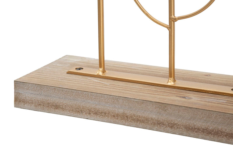 Decoratiune Mauro Ferretti  Palm  56X10X57,5 cm, Auriu