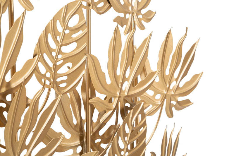 Decoratiune Mauro Ferretti  Palm  56X10X57,5 cm, Auriu