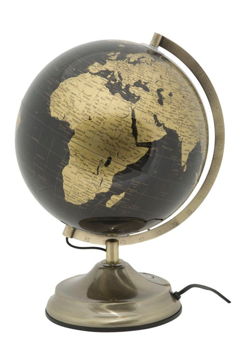 Decoratiune Luminoasa Mauro Ferretti Globe With Light Bronze  Ø 25X38 cm, Multicolor