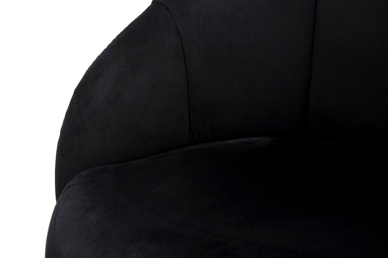 Scaun Bar Mauro Ferretti Prague Nero  55X56X104 cm, Negru/ Auriu