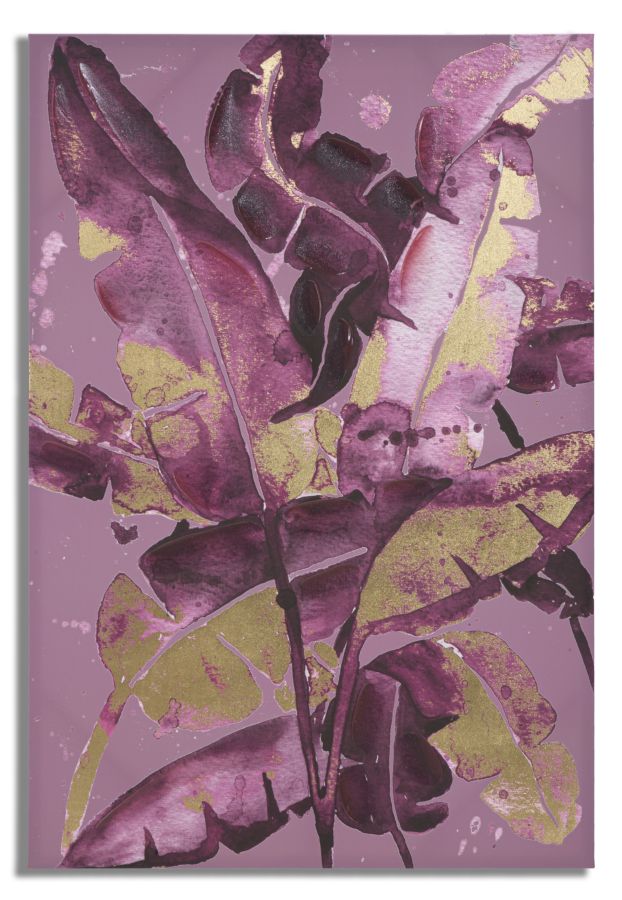 Tablou decorativ Mauro Ferretti Dark Leaves 80X3X120 cm, Multicolor