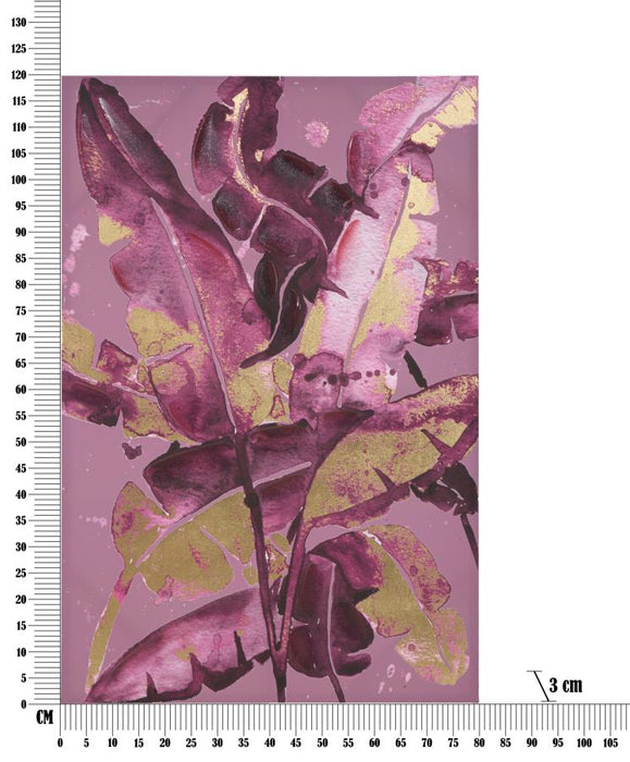 Tablou decorativ Mauro Ferretti Dark Leaves 80X3X120 cm, Multicolor