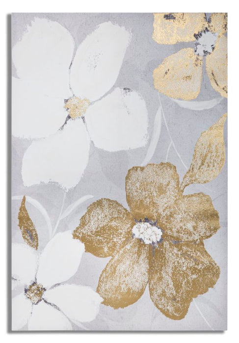 Tablou decorativ Mauro Ferretti Flowery  80X3X120 cm, Multicolor